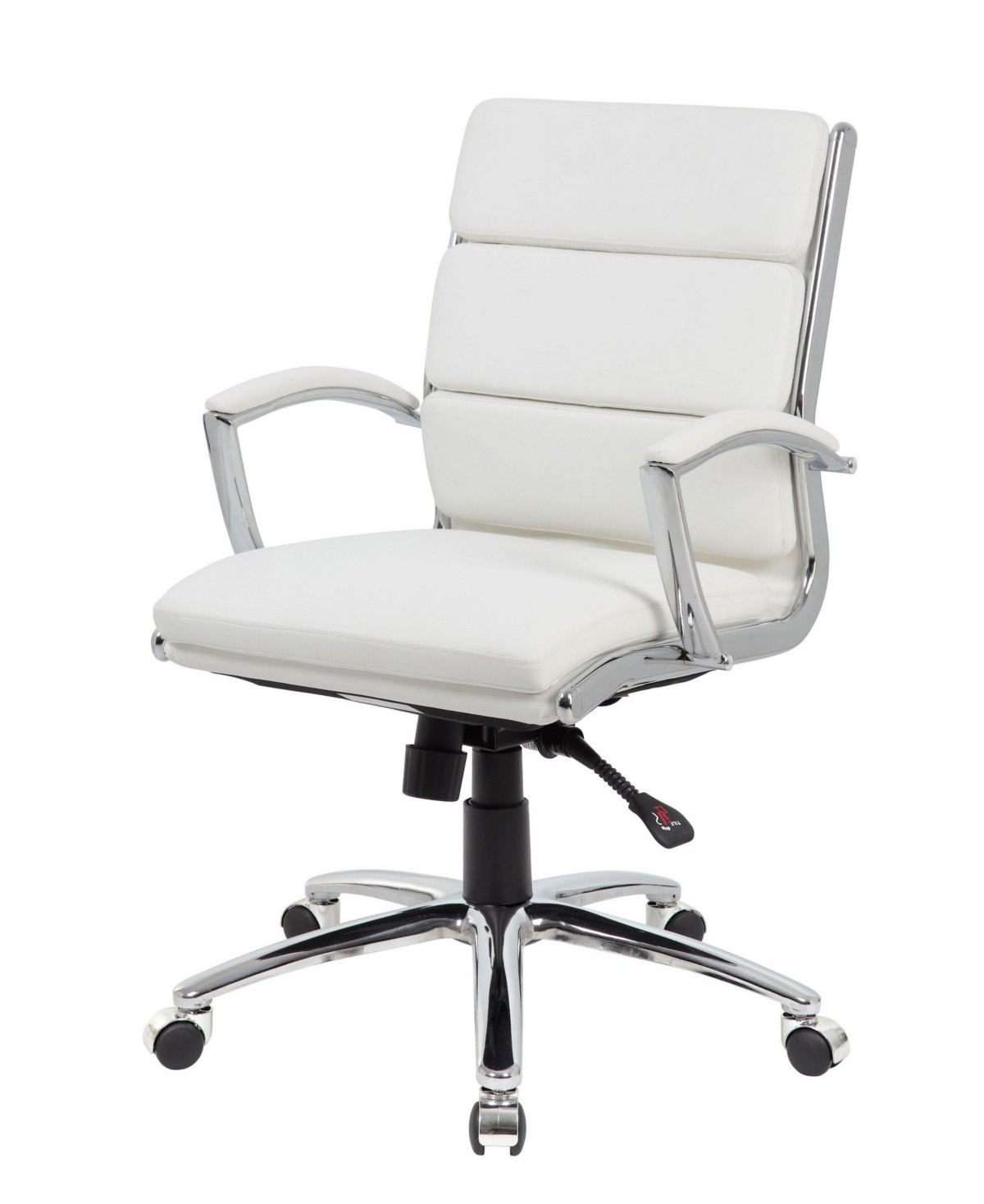 Boss Office Products Executive Mid-Back Chair - White | Macy's