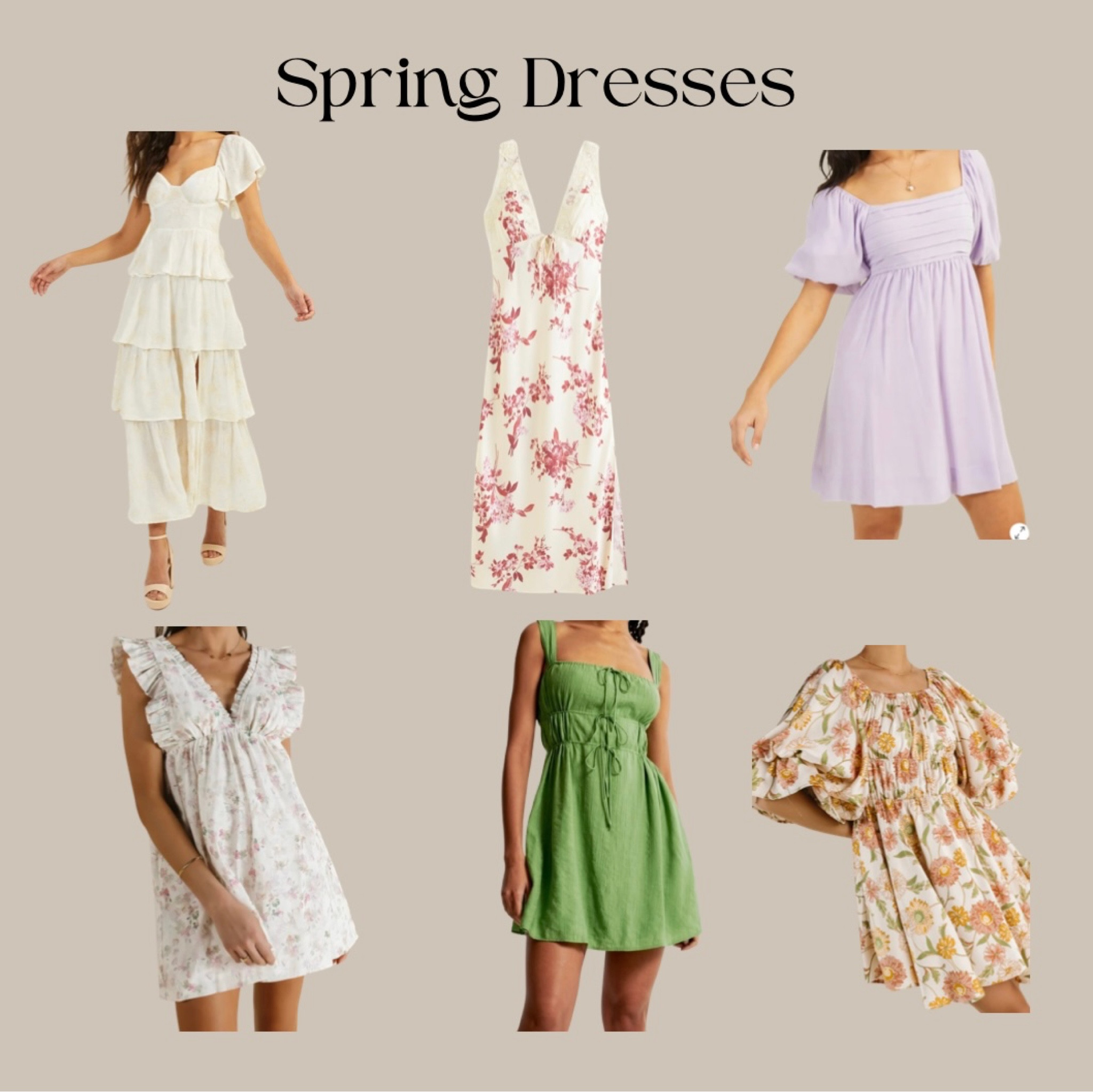Spring Dresses🤩

#LTKstyletip #LTKbeauty #LTKSpringSale