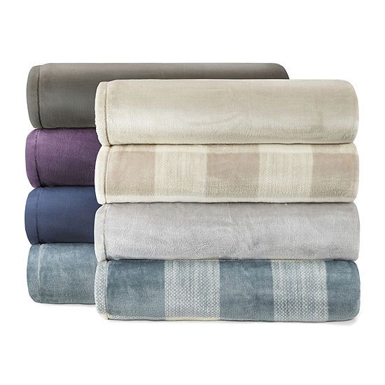 Home Expressions Velvet Plush Blanket | JCPenney