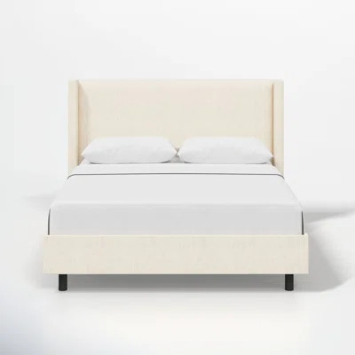 Hanson Upholstered Wingback Platform Bed | Wayfair North America
