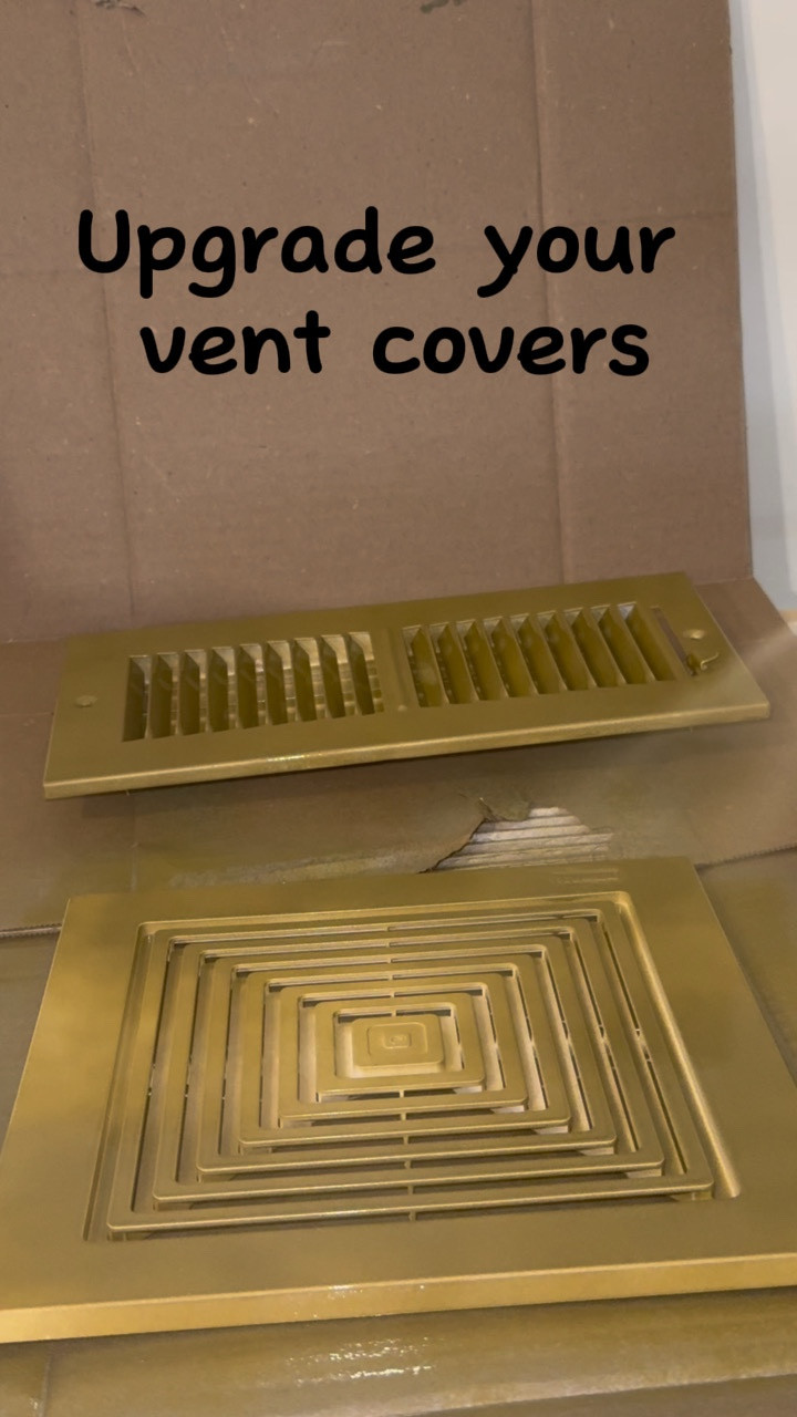 spray painted our vent covers ✨

#LTKvlog #LTKHome