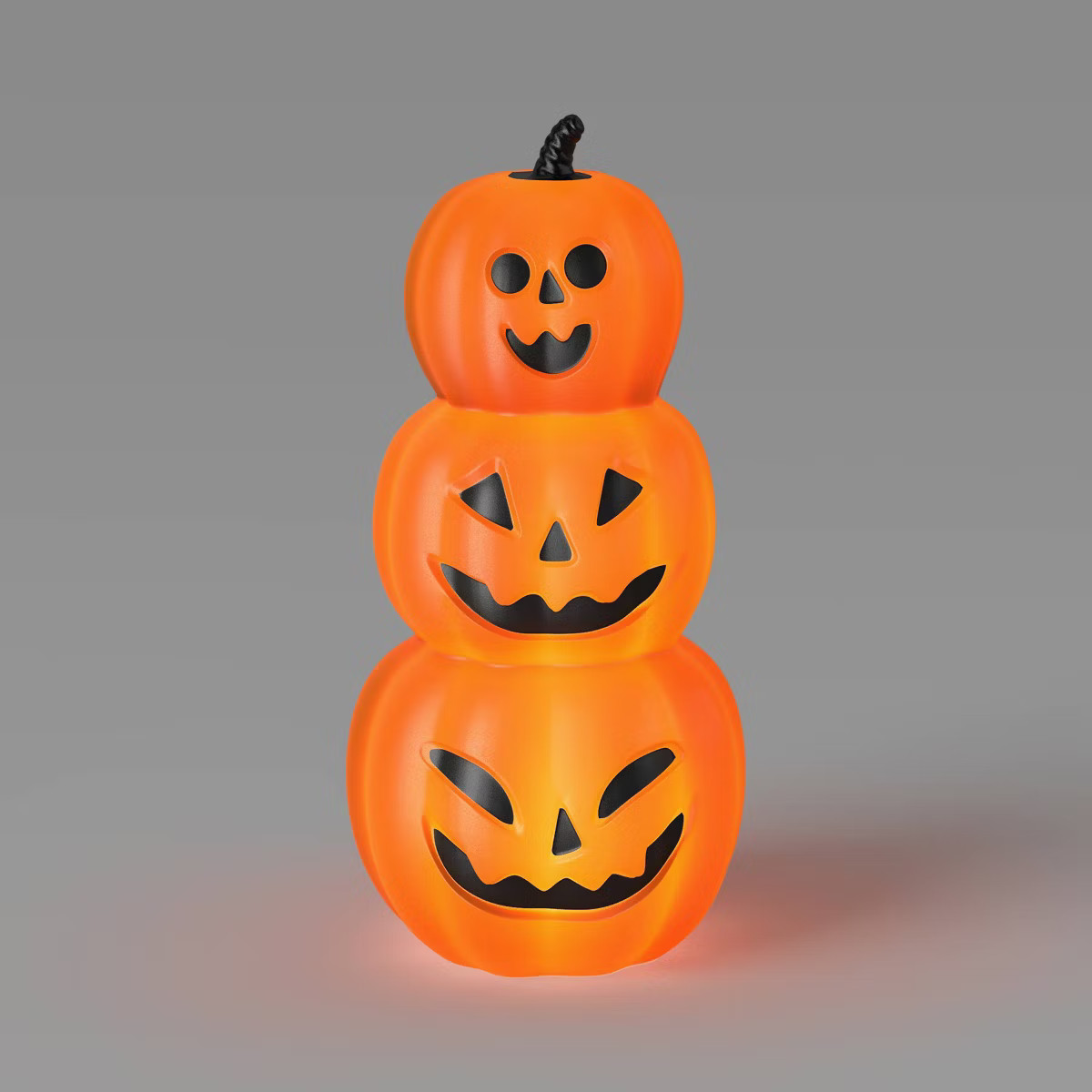 18" Stacked Pumpkins Blowmold Halloween Decorative Prop: Hyde & EEK! Boutique™, Sheltered Outdo... | Target