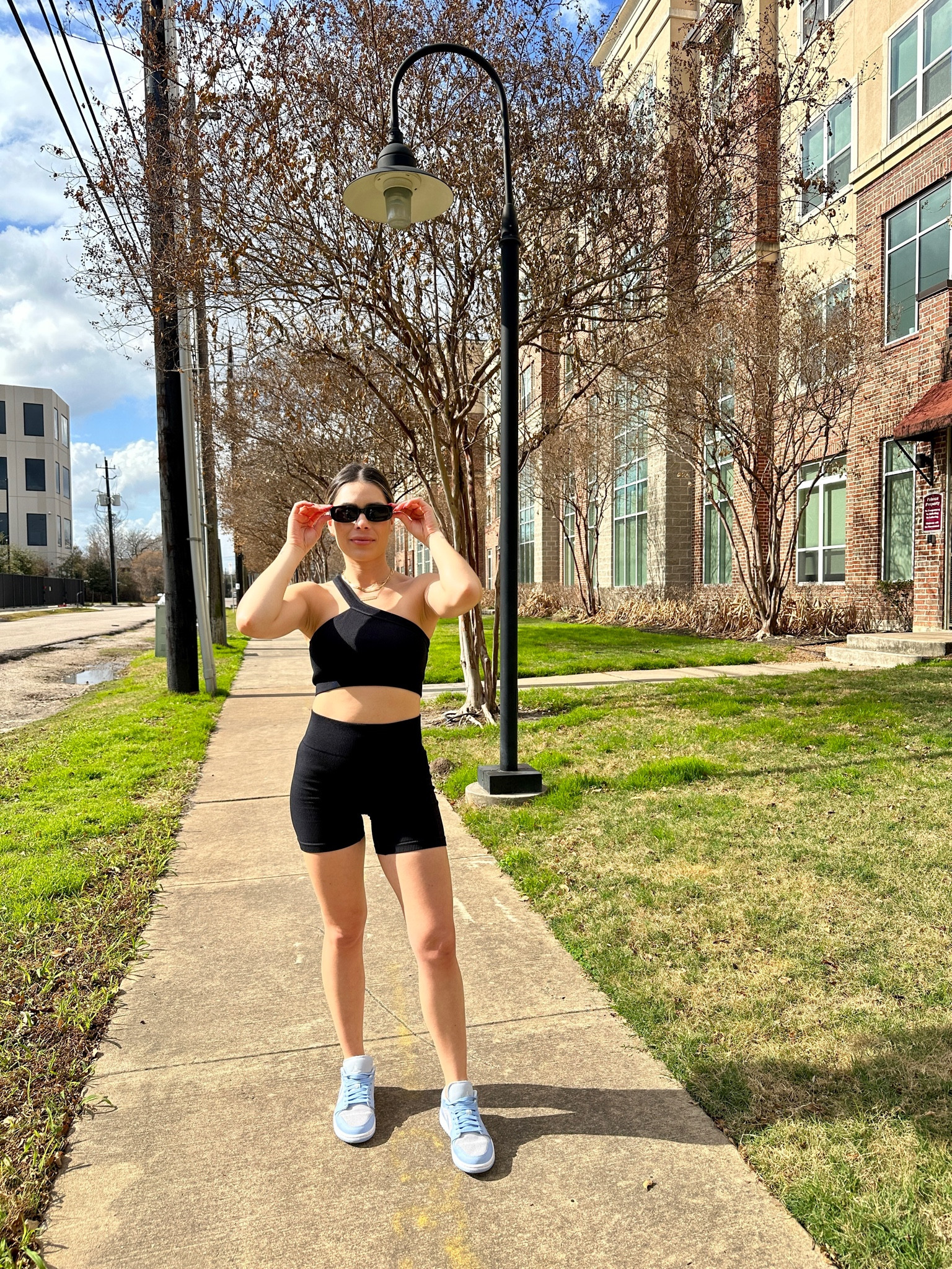 Black workout set that you can style as casual wear too

#LTKFind #LTKfit #LTKstyletip
