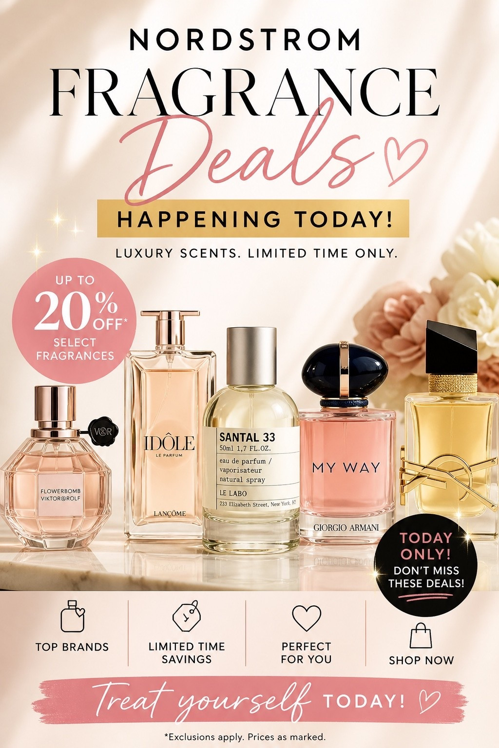 Nordstrom Fragrance Sale You Need to Shop Now | 

nordstrom fragrance sale, perfume deals 2026, luxury perfume sale, designer fragrances on sale, best women perfumes, signature scent ideas, long lasting perfumes women, affordable luxury fragrance, viral perfumes 2026, trending scents women, perfume gift ideas, high end fragrance deals, le labo santal 33, giorgio armani my way, lancome idole perfume, viktor and rolf flowerbomb, ysl libre perfume, everyday luxury scents, smell expensive for less

#LTKgrwm #LTKMothersDay #LTKBeauty