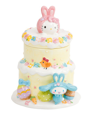 3.75x11 Easter Cake Cookie Jar | TJ Maxx