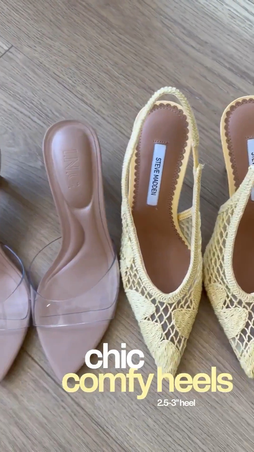 Omg the most chic comfy heels!!! ✨🤯💗
They’re all 2.5-3” heels

#LTKgrwm #LTKootd #LTKU