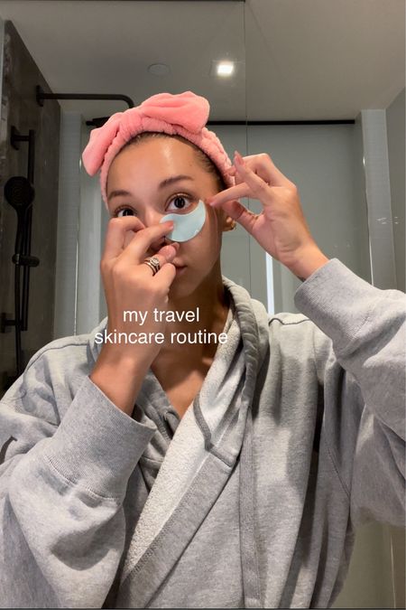 my travel skincare routine 🛩️🌧️🫧(as seen in my “48 hours in Toronto” vlog on youtube! 

#LTKBeauty