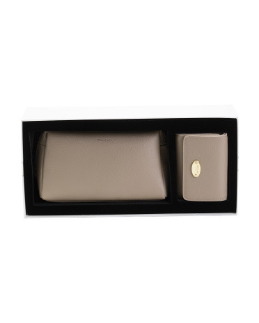 Leather Small Pouch And Wallet Gift Set | TJ Maxx