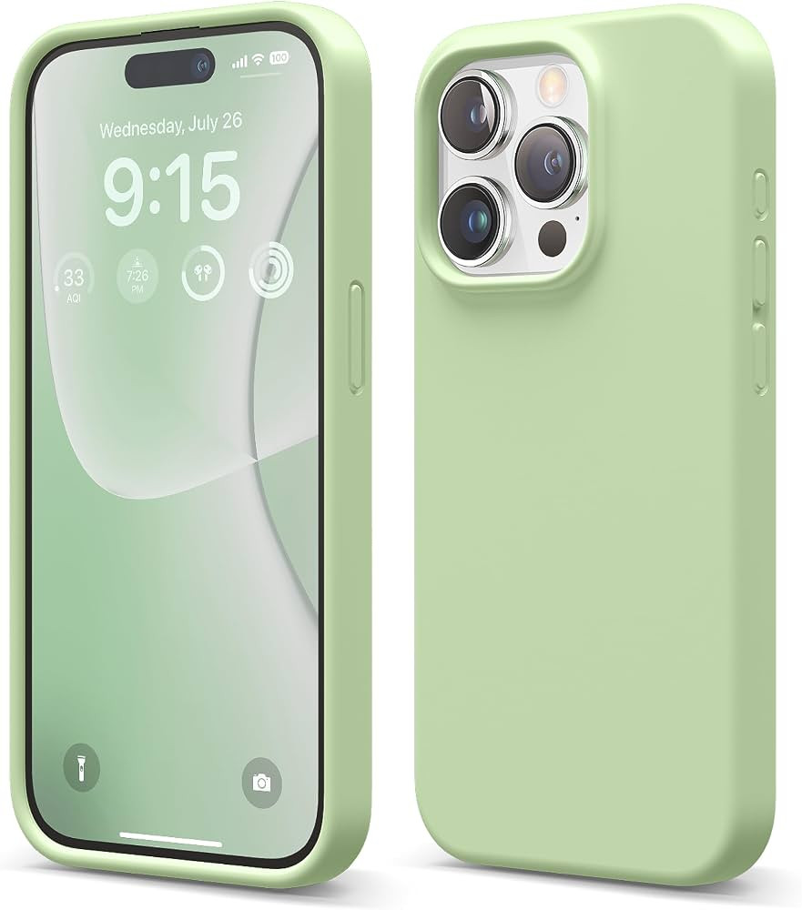 elago Compatible with iPhone 15 Pro Case, Liquid Silicone Case, Full Body Protective Cover, Shock... | Amazon (US)