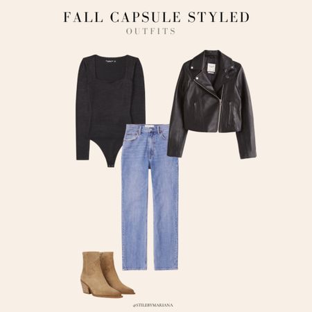 Fall Capsule Wardrobe
Faux leather jacket on sale 
Casual fall outfit 

#LTKFind #LTKSeasonal #LTKSale