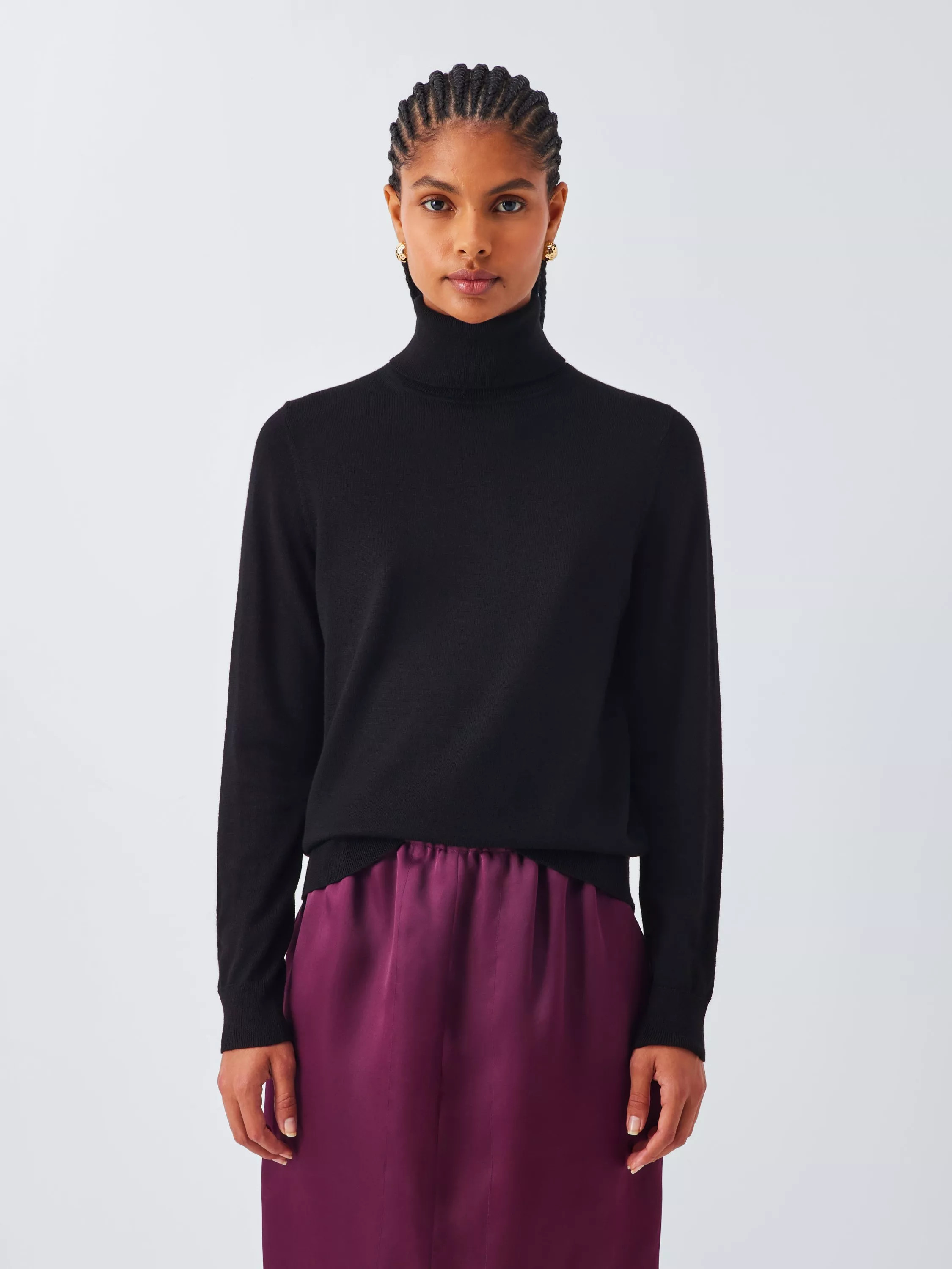 John Lewis Merino Wool Roll Neck Jumper | John Lewis (UK)