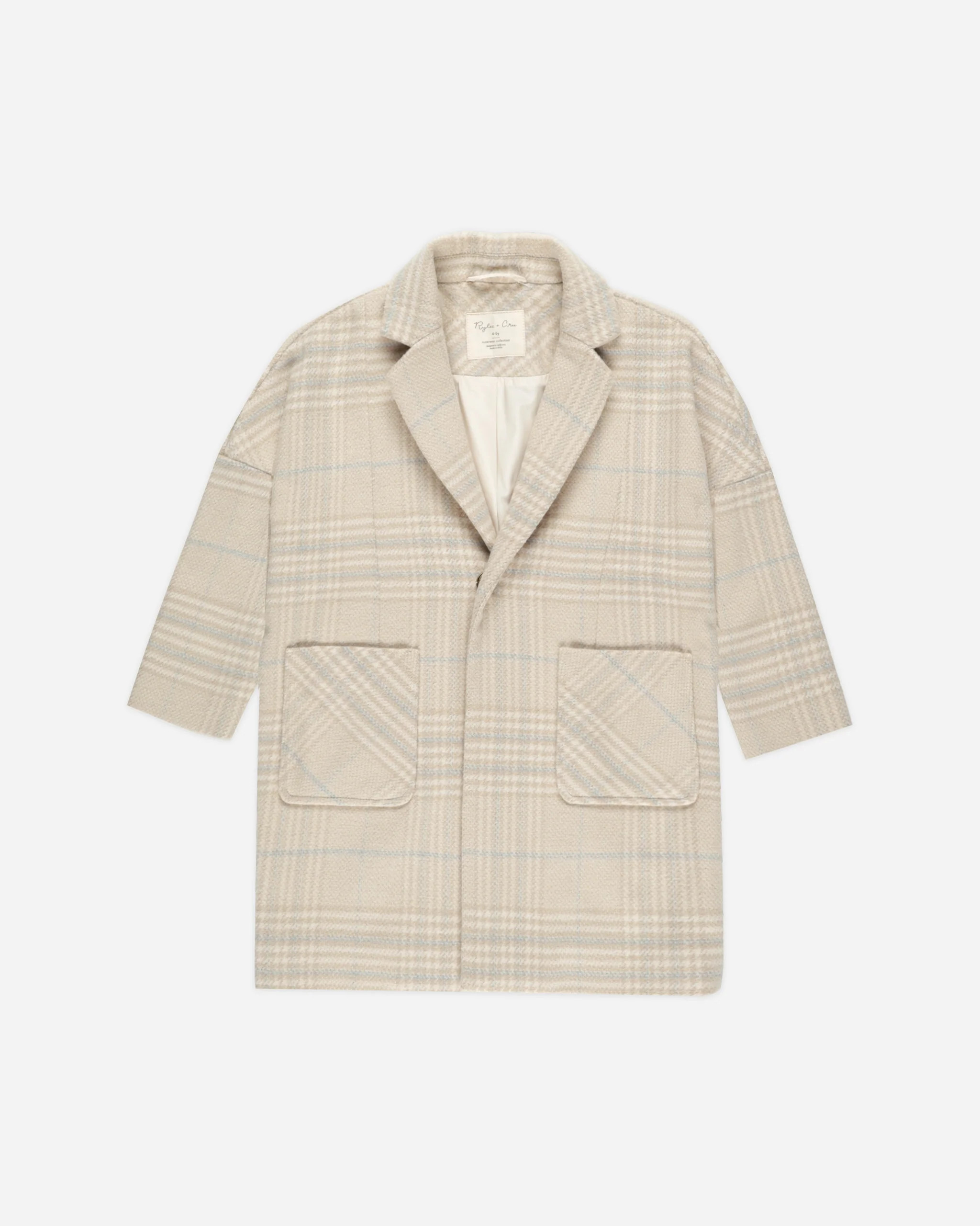 Longline Coat || Fall Plaid | Rylee + Cru