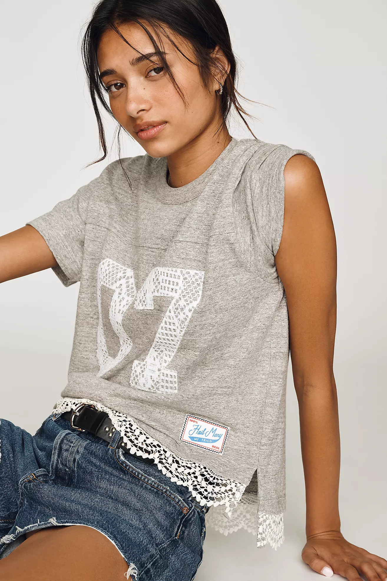 MOTHER Footballer Tee | Anthropologie (US)