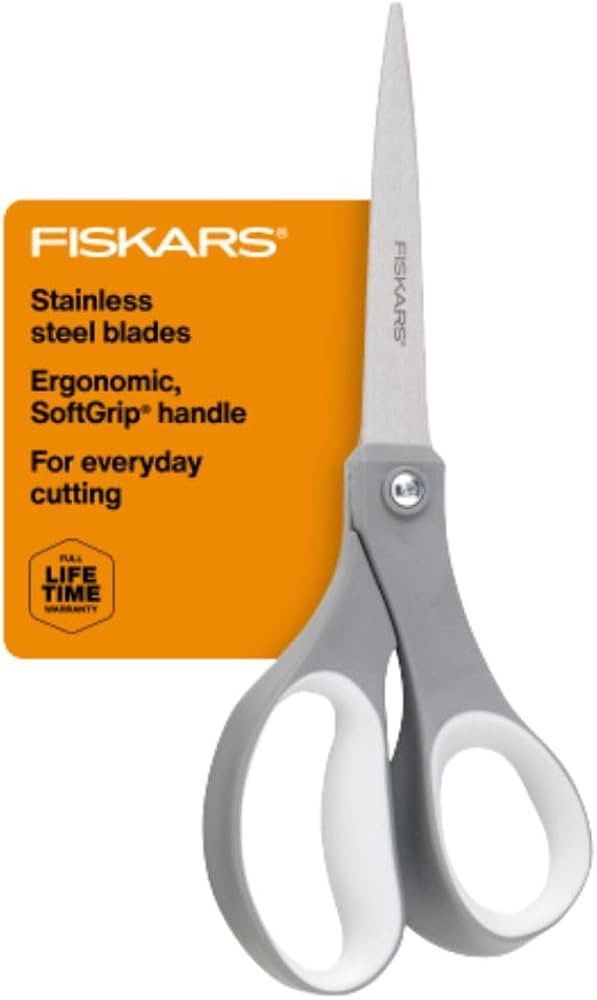 FISKARS All Purpose Scissors - High Performance and Designed for Comfort and Cutting - Sharp to C... | Amazon (US)