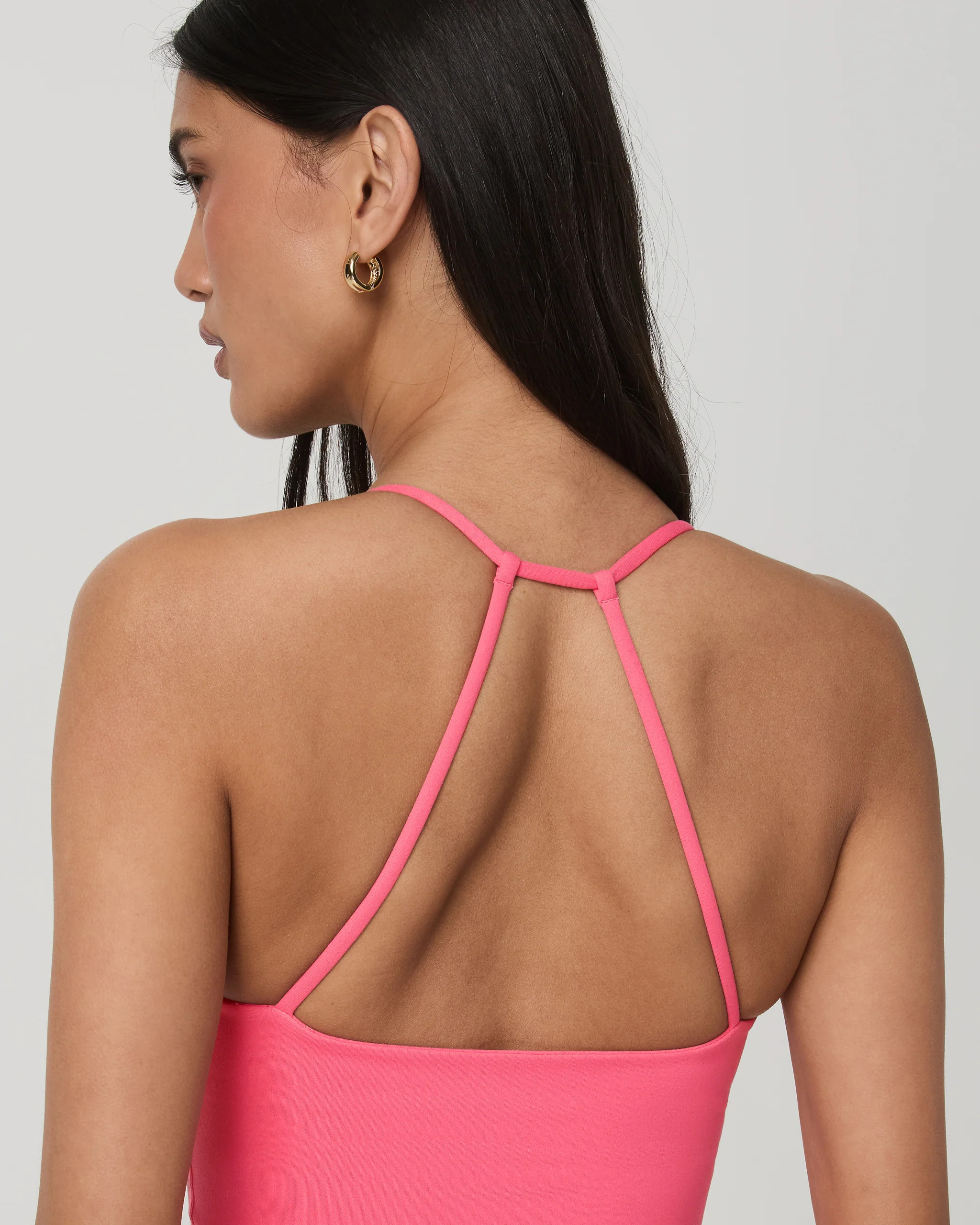 Vuori AllTheFeels™ Strappy Back Tank – Women's Sunset Pink Top – Vuori | Vuori Clothing (US & Canada)