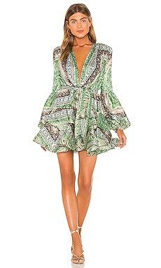 Bronx and Banco Bedouin Mini Dress in Green from Revolve.com | Revolve Clothing (Global)
