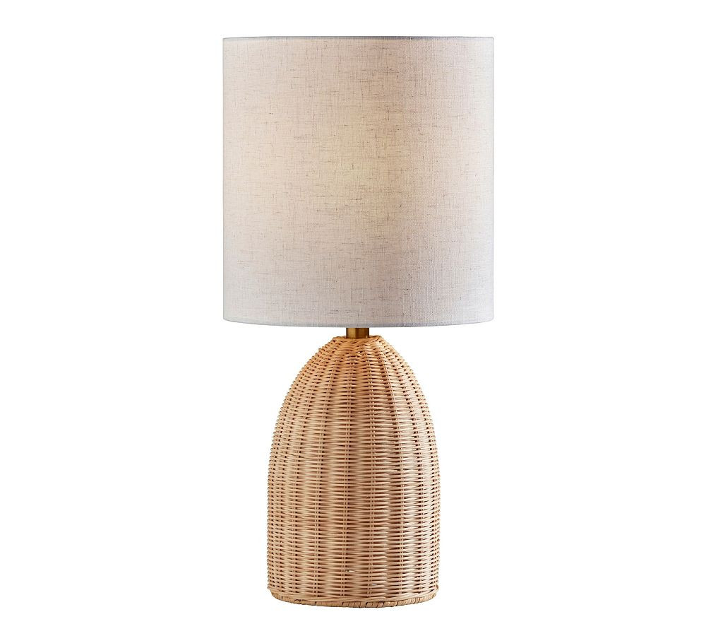 Braxton Rattan Table Lamp (19"-24") | Pottery Barn (US)