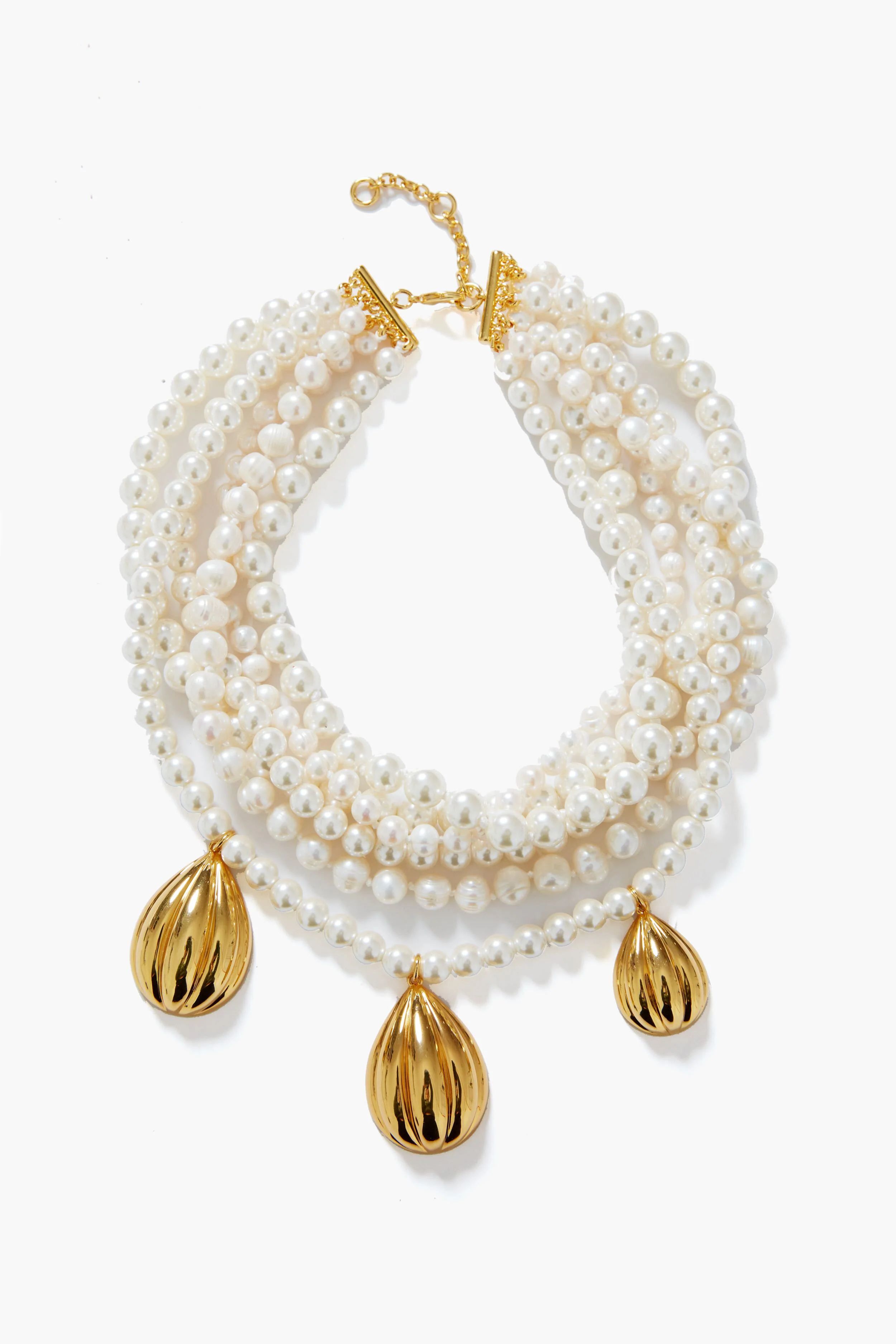 Pearl and Gold Serena Necklace | Tuckernuck (US)