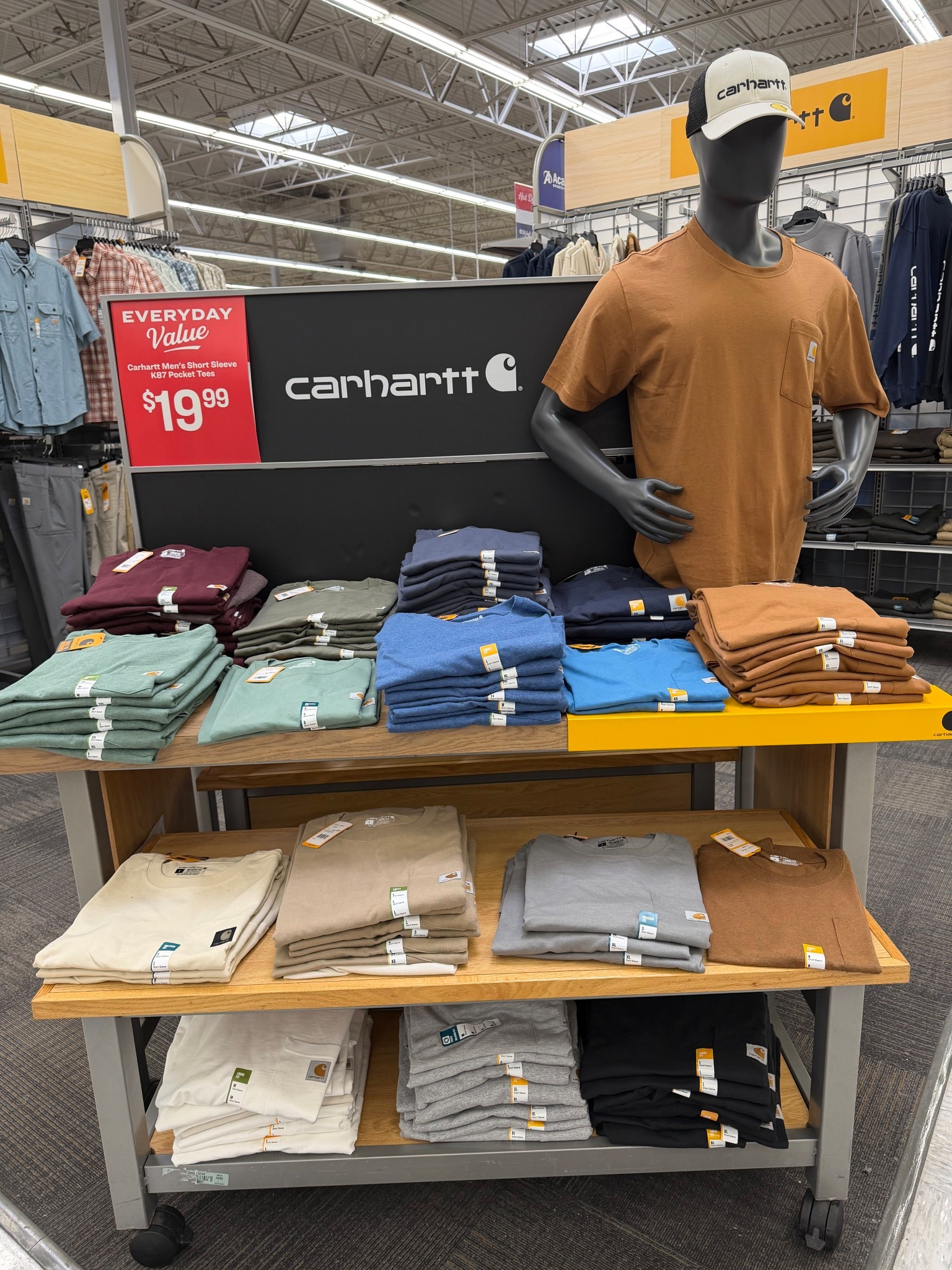 @academy 
Carhartt Men's K87 Short Sleeve Workwear Pocket T-Shirt

The Carhartt Men's K87 Short Sleeve Workwear Pocket T-shirt is made of a 60% cotton/40% Polyester jersey knit for a soft feel and comfortable wear and features a left chest pocket with the Carhartt logo and a rib-knit collar. Side-seam construction minimizes twisting for enhanced comfort. Original fit

#LTKMens