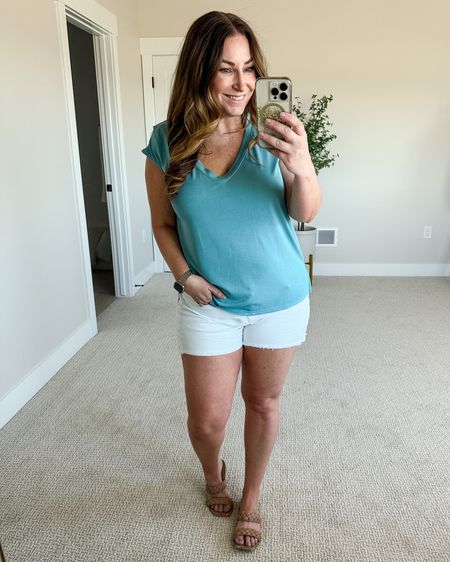 Casual spring outfit

Gibsonlook code: RYANNE10 for 10% off

Fit tips: top tts, L // shorts tts, 12 these are more mid-rise 

#LTKstyletip #LTKcurves #LTKSeasonal