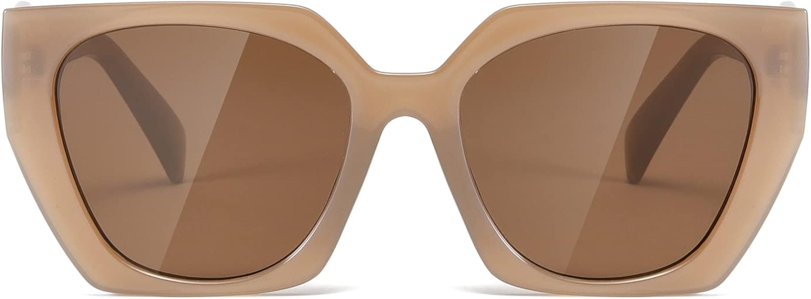 Retro Sunglasses Women and Men Square Trendy Show shades fashion vogue UV Protection sun glasses ... | Amazon (US)