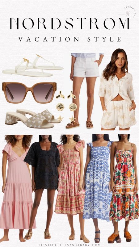 Nordstrom vacation style, beach vacation outfit, summer dress, floral dress, cover up, matching set 

#LTKfindsunder50 #LTKfindsunder100