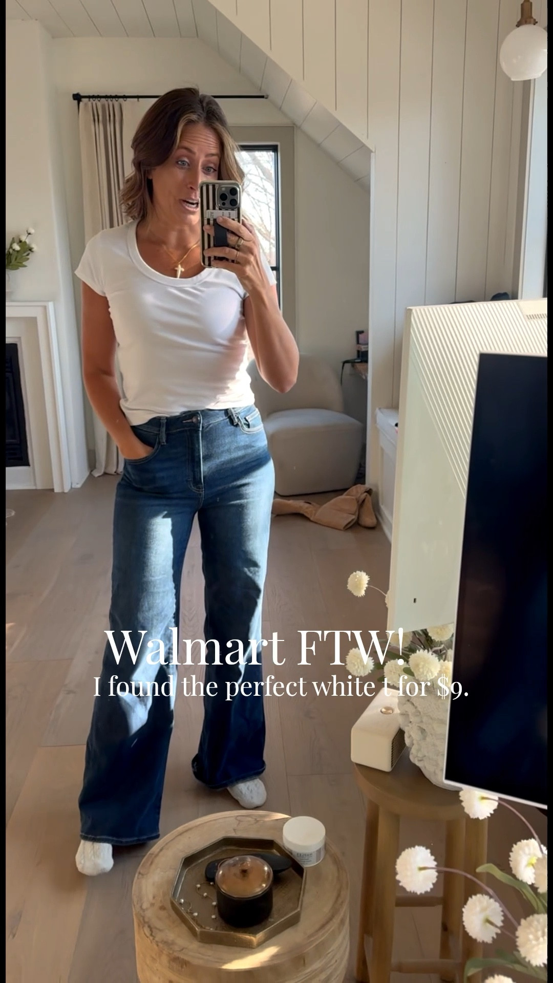 Who knew your Walmart grocery order could look so good 😂 all tops are size small, shorts are size small, and jeans are size 5. Linen pants are size 27x34.

#LTKTall
