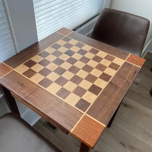 Black Walnut Chess Table - Etsy | Etsy (US)