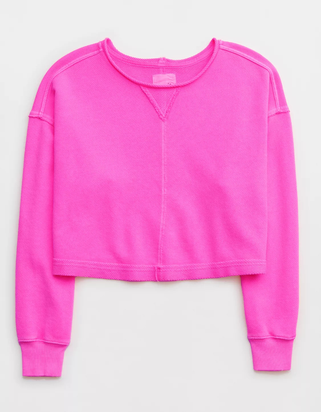 Aerie Beach Party Cropped Crewneck | American Eagle Outfitters (US & CA)