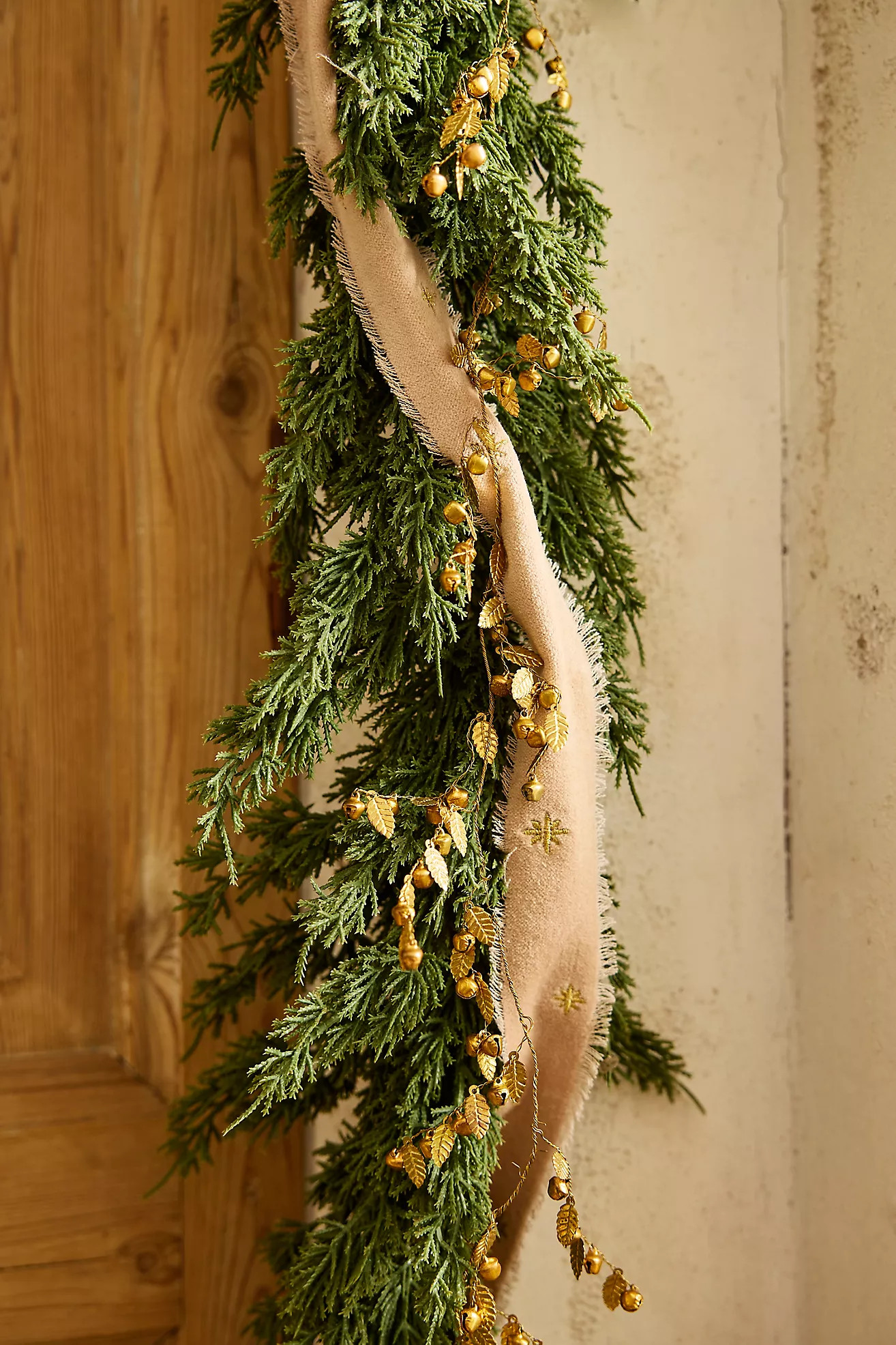 Faux Juniper Garland | Anthropologie (US)