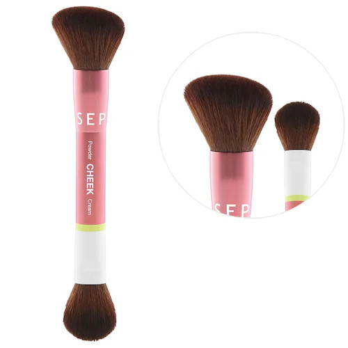 Dual Ended Cheek Brush | Sephora (US)