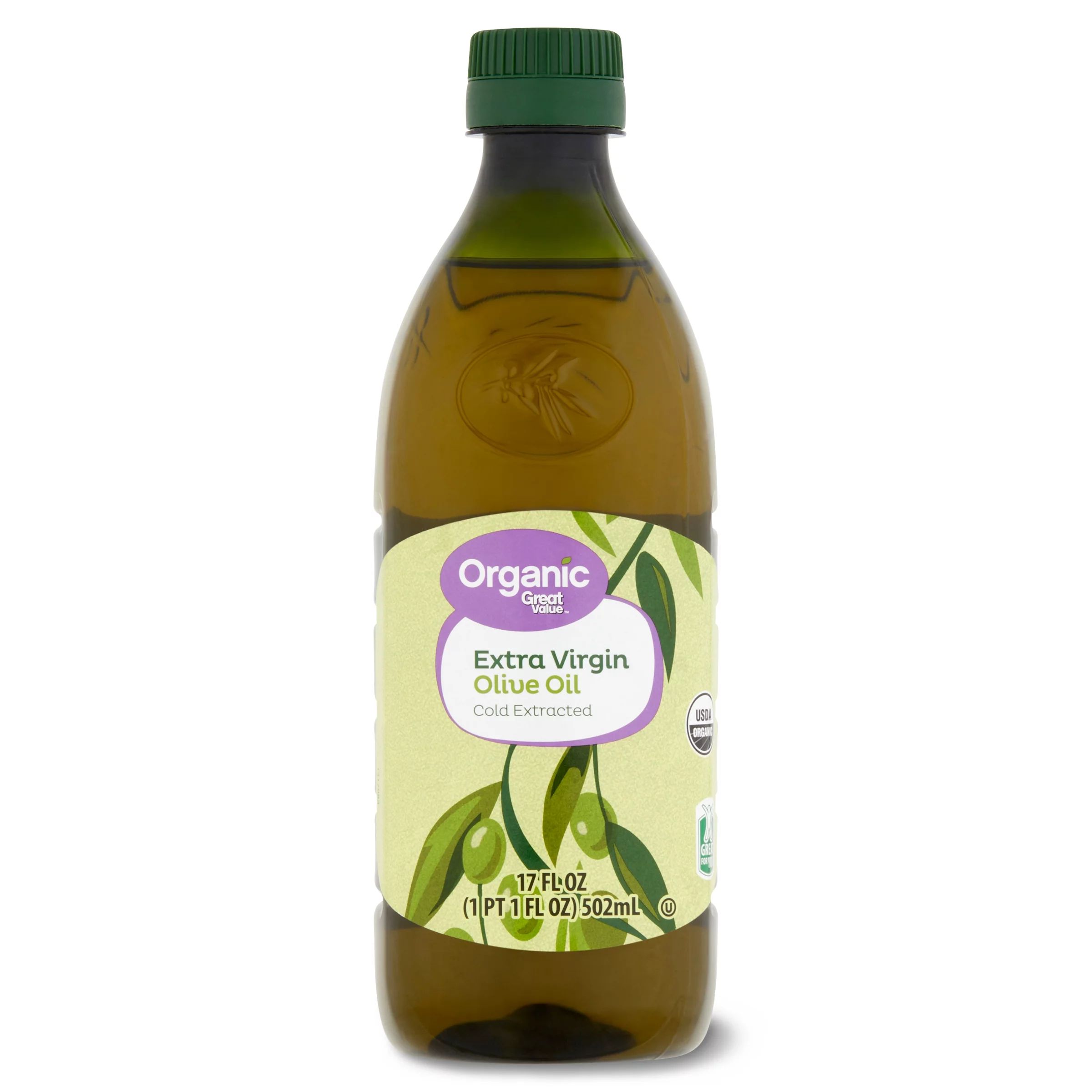 Great Value Organic Extra Virgin Olive Oil, 17 fl oz - Walmart.com | Walmart (US)