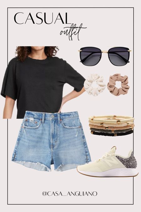 Casual Summer Outfit 

Women’s Fashion | High Rise Shorts | Denim Shorts | Vacation Outfit | Spring Fashion |  Jewelry | Beaded Bracelet | Sunglasses | Sneakers | Scrunchies | Theme Park Outfit 

#LTKSeasonal #LTKstyletip #LTKcurves