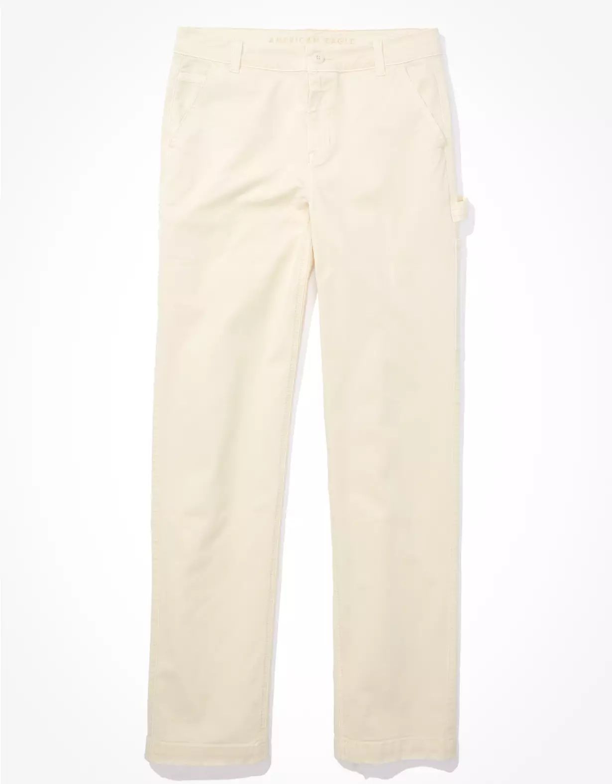 AE Stretch High-Waisted Straight Leg Carpenter Pant | American Eagle Outfitters (US & CA)