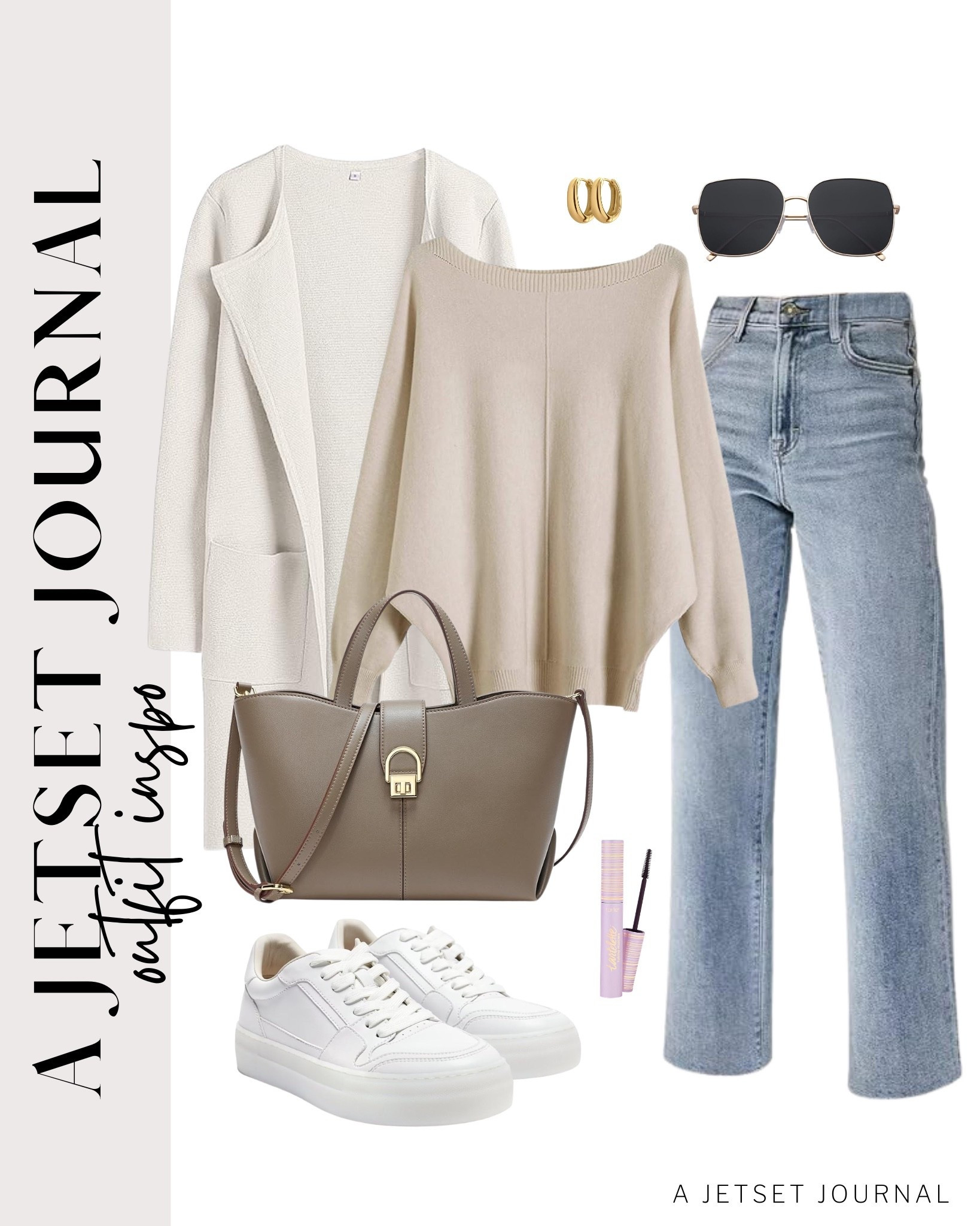 Casual but classy. This outfit is perfect for a comfy day out.
straight leg jeans, tarte tubing mascara, open front knit cardigan, airport outfit, spring fashion, comfy outfit, spring style, everyday look, running errand outfit idea, makeup favorite, beauty must have, affordable style, amazon fashion

#LTKU #LTKootd #LTKSeasonal