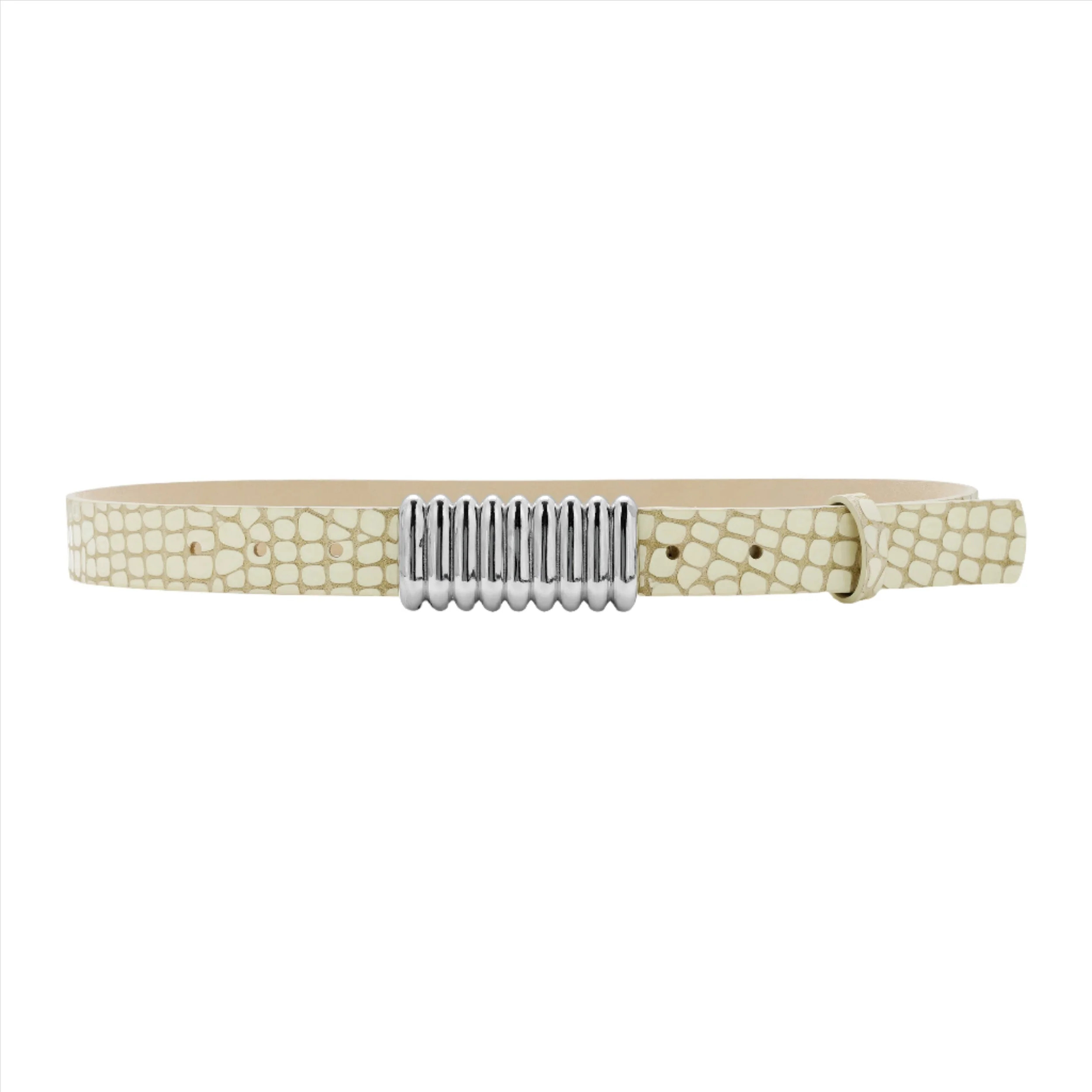 SILK BELT BUTTER PEBBLE | Heaven Mayhem