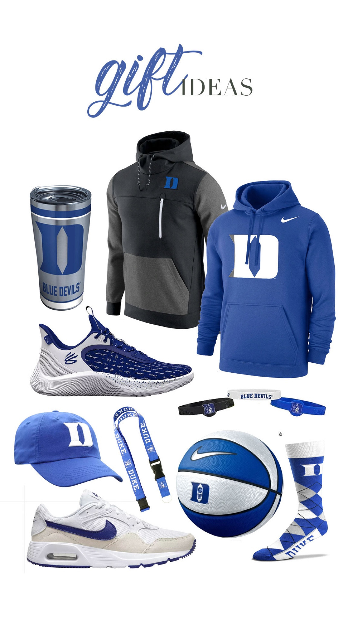Gift guide for Duke Blue Devils fans… #giftguide #duke #dukebasketball #dukegiftideas

#LTKHoliday #LTKSeasonal #LTKGiftGuide