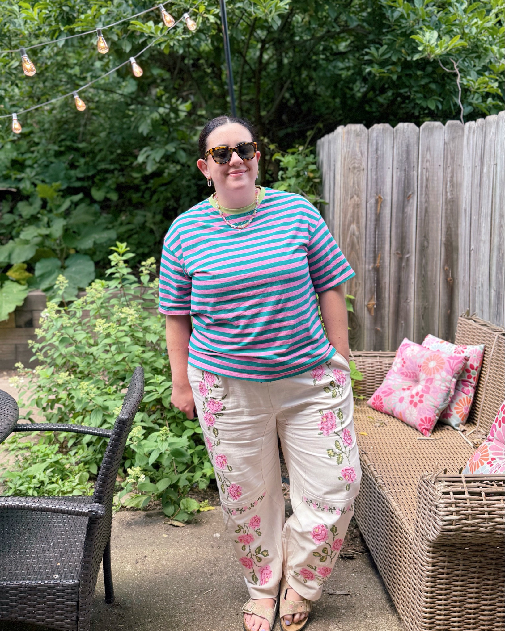 Embroidered barrel jeans 🌺 
Amazon find, affordable fashion, casual summer outfit, Prime Day

#LTKootd #LTKSeasonal #LTKMidsize