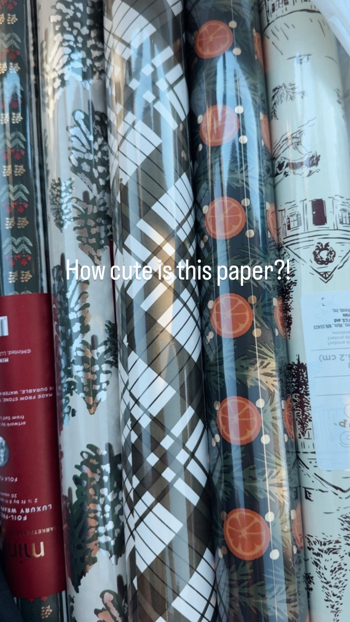 Christmas paper! 