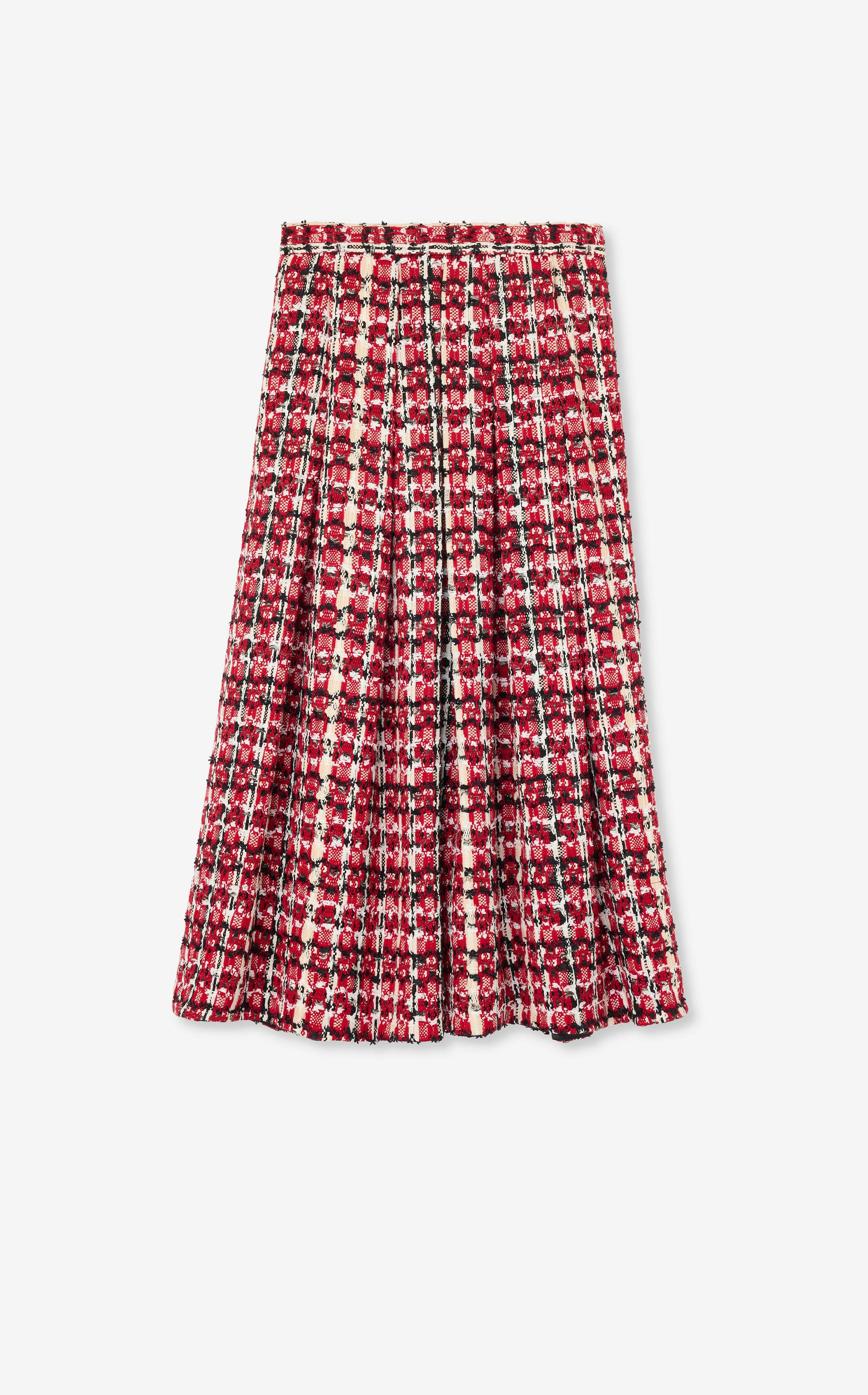 Soft Plaid Knit Skirt | St. John Knits