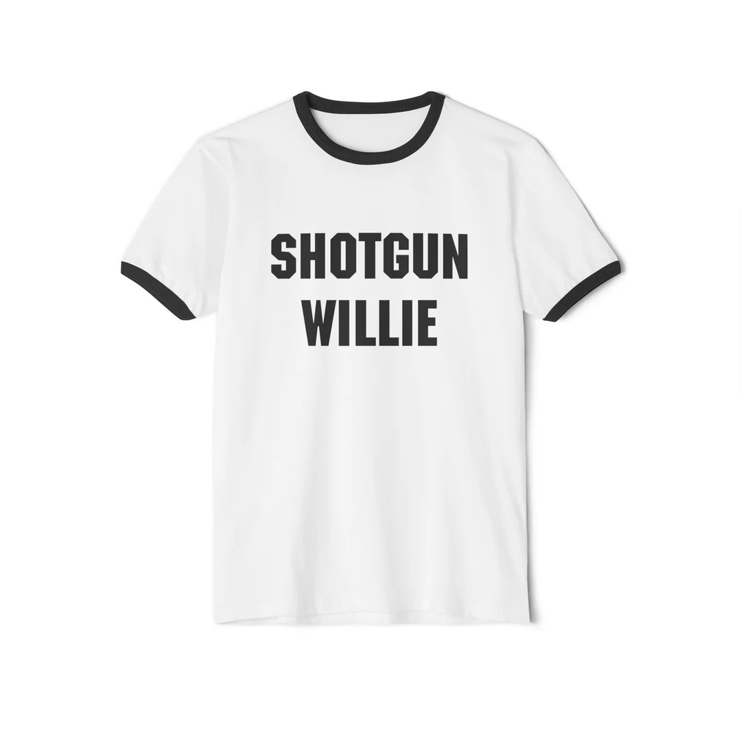 Shotgun Willie Unisex Cotton Ringer T-shirt - Etsy | Etsy (US)