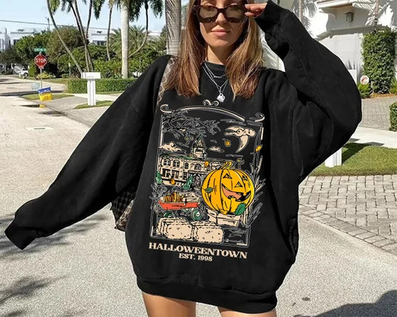 Halloweentown University Est 1998 Sweatshirt Halloweentown - Etsy | Etsy (US)