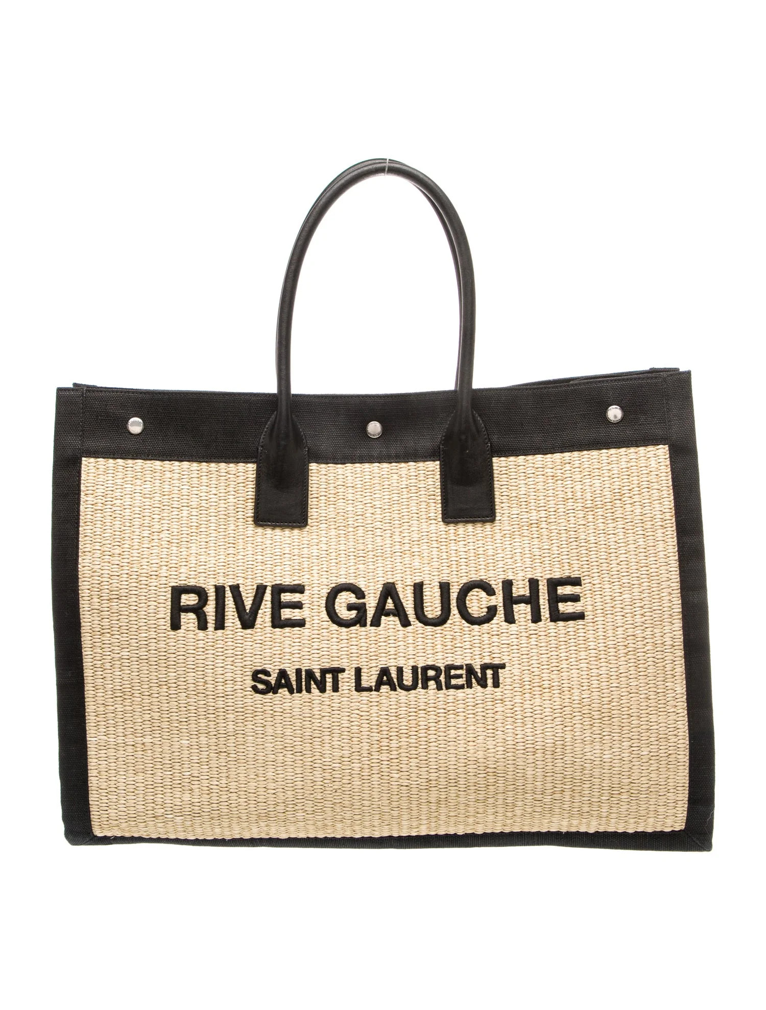 Raffia Rive Gauche Large | The RealReal
