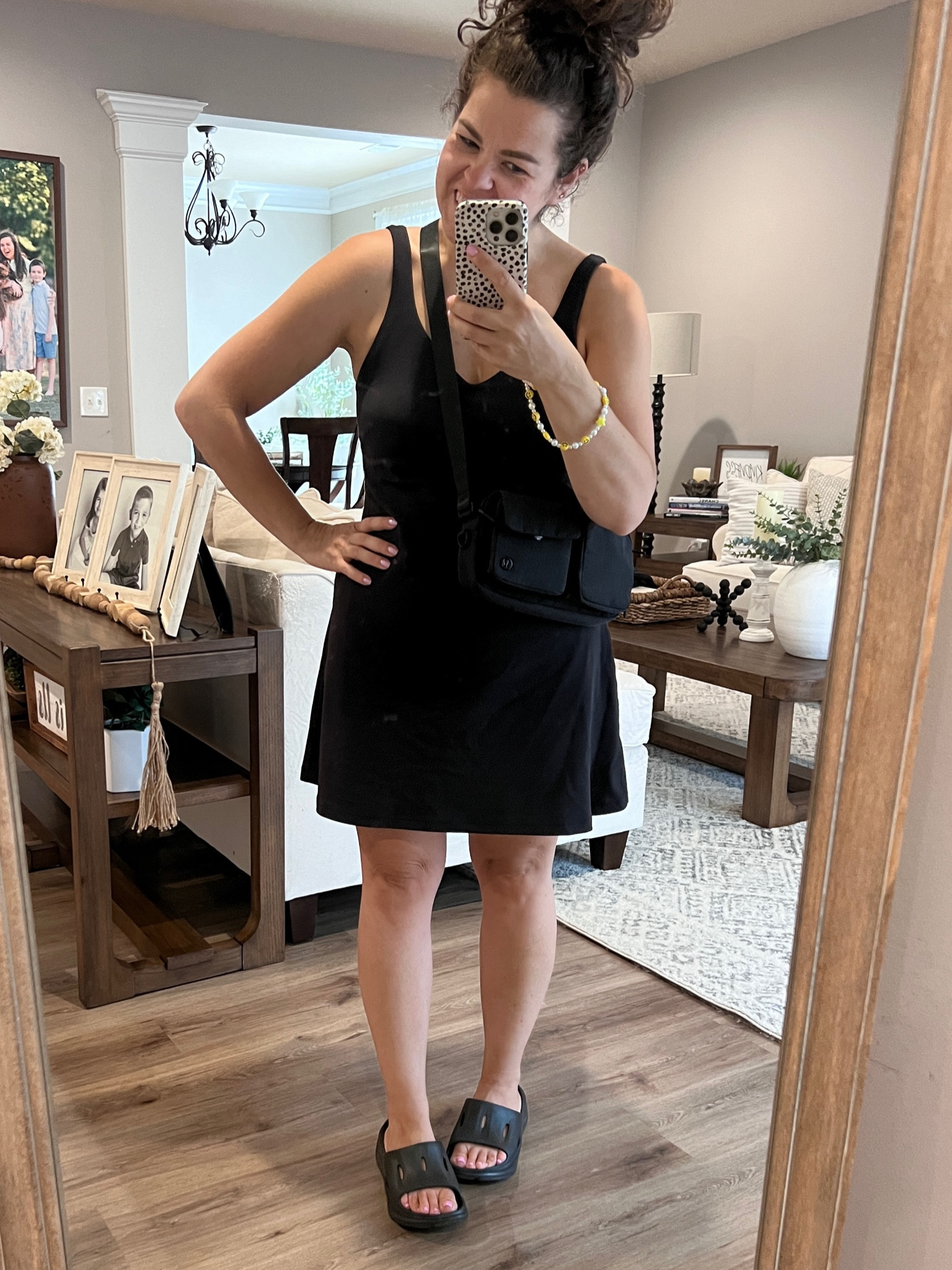 Love all the Lulu! The Align dress is crazy soft and has pull down shorts! I did size up to a 12!

#LTKMidsize #LTKFitness