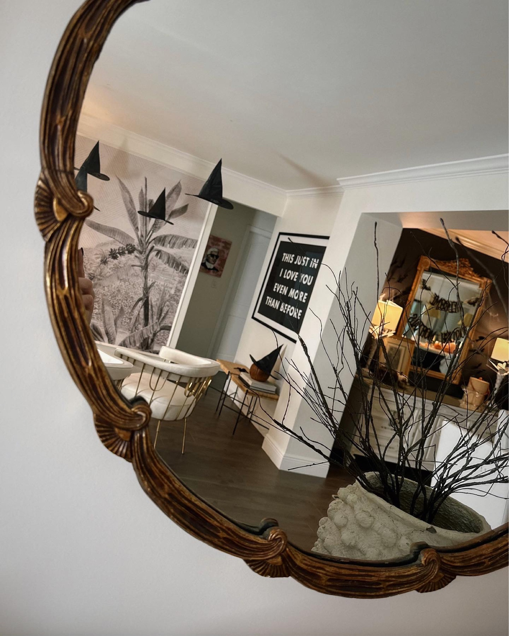 Spooky Season @ home! Linked the exact hats and line I used for these floating witch hats. Inexpensive & quick decor project! #halloweendecor #amazon  

#LTKHalloween #LTKhome #LTKSeasonal