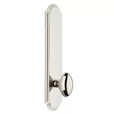 Grandeur Arc Tall Plate Passage with Eden Prairie Door Knob | Wayfair North America