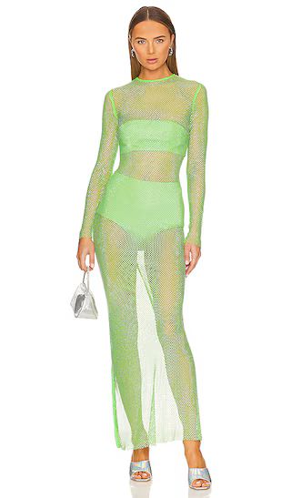 Webb Dress in Neon Green | Revolve Clothing (Global)