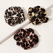 Leopard Scrunchie 3pcs | SHEIN