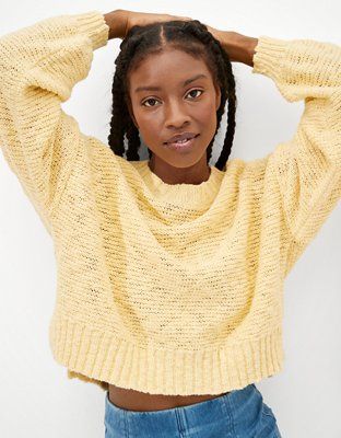 AE Slouchy Crew Neck Sweater | American Eagle Outfitters (US & CA)