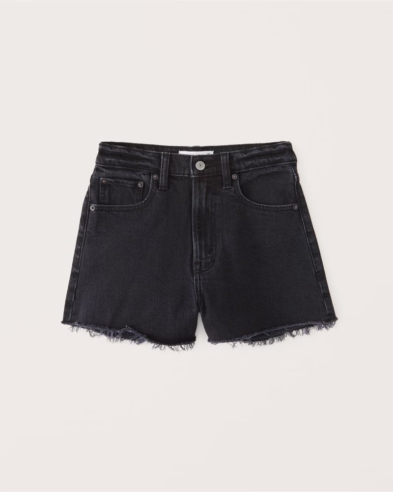 Women's 90s High Rise Cutoff Shorts | Women's Bottoms | Abercrombie.com | Abercrombie & Fitch (US)